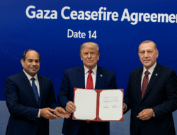 Trump, Mesir, Qatar, dan Turki Tandatangani Dokumen Gencatan Senjata Gaza di Sharm el-Sheikh