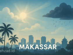 Prakiraan Cuaca Makassar Hari Ini: Pagi Cerah Berawan, Waspada Hujan di Sore Hari