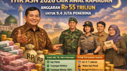 THR ASN 2026 Cair Awal Ramadan, Menkeu Purbaya Siapkan Rp55 Triliun untuk 9,4 Juta Penerima