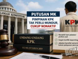 MK Putuskan Pimpinan KPK Tak Perlu Mundur dari Jabatan, Cukup Nonaktif
