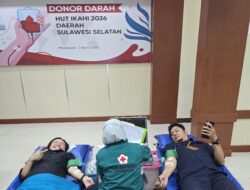 Peringati HUT IKAHI, Hakim dan Pegawai PTUN Makassar Ikut Donor Darah di Pengadilan Tinggi Makassar