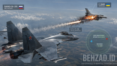 Duel Udara Perdana Su-35 vs F-16 Pecah di Ukraina, Jet Tempur Rusia Diklaim Menang Telak