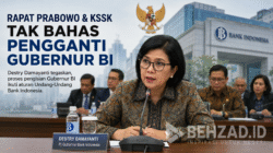 Destry Damayanti Pastikan Rapat Prabowo dan KSSK Tak Bahas Pengganti Perry Warjiyo