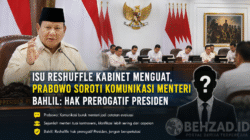 Isu Reshuffle Kabinet Menguat, Prabowo Soroti Cara Komunikasi Menteri, Bahlil Tegaskan Hak Prerogatif Presiden