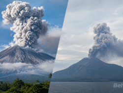 Gunung Semeru dan Gunung Ibu Erupsi Bersamaan, Warga Diminta Waspada